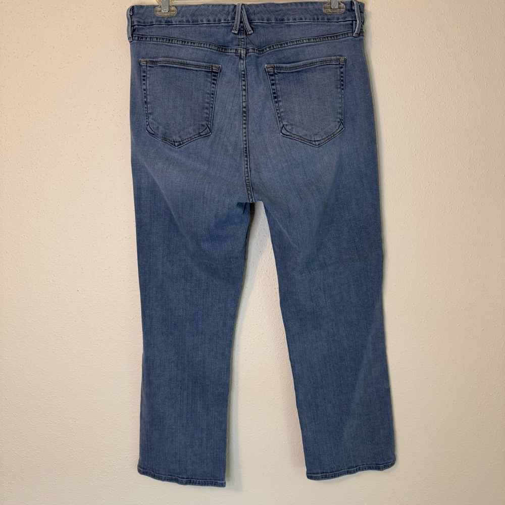 Good American Good Straight Blue Jeans Women’s high rise size 18 - Picture 3 of 10